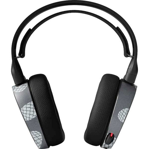 Black and White Pineapples SteelSeries Arctis 3 Skin